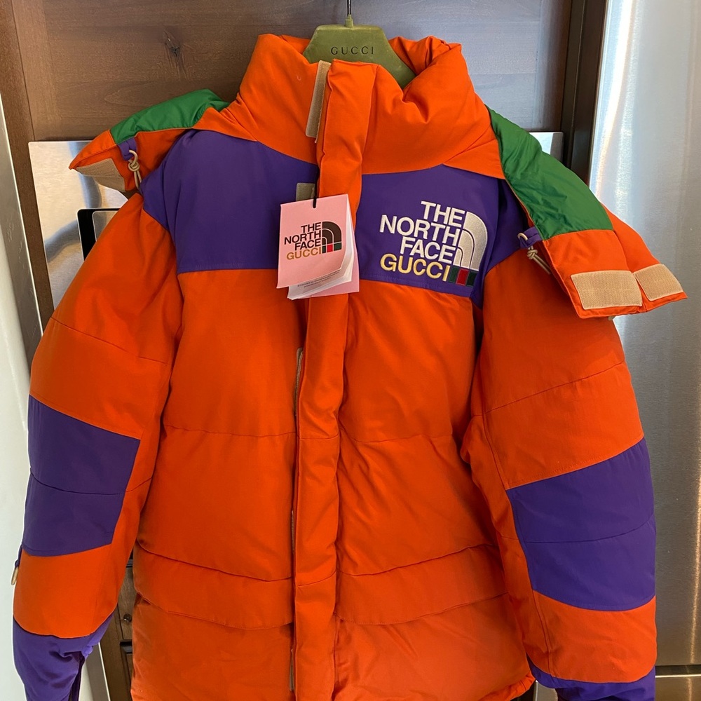 Brand New With Tags Gucci North Face Down Coat!